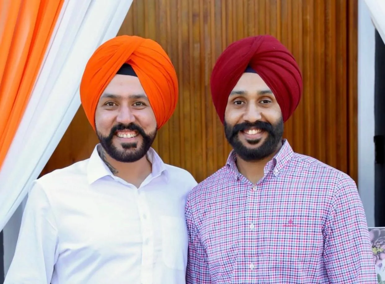 Homsha founders Karandeep Singh Gandhi and Gagandeep Singh